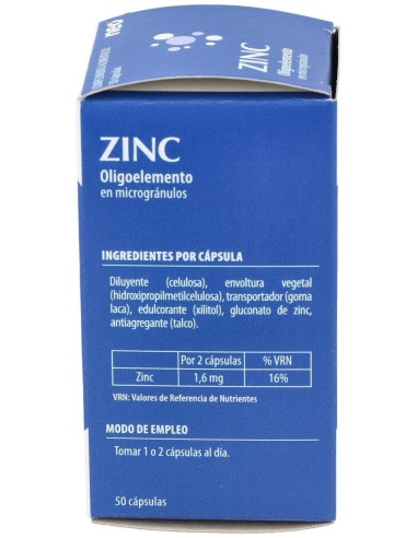 Zinc Microgranulos Neo 50Cap. de Neo