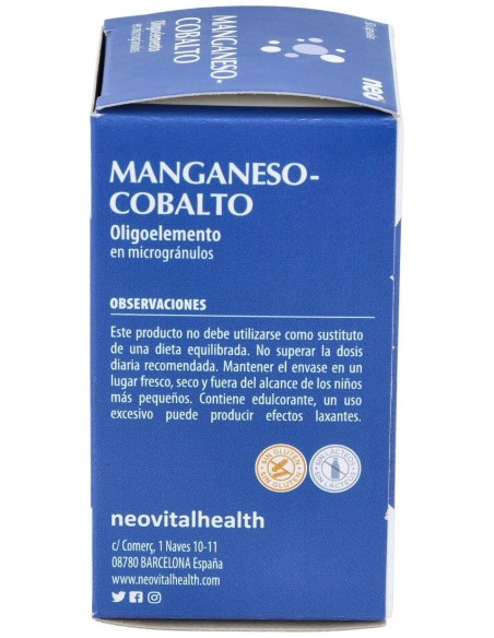 Manganeso-Cobalto Microgranulos Neo 50Cap. de Neo