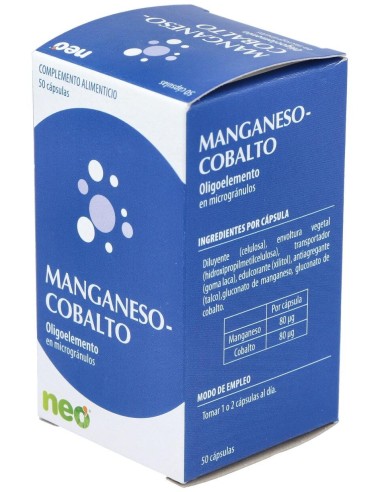 Manganeso-Cobalto Microgranulos Neo 50Cap. de Neo