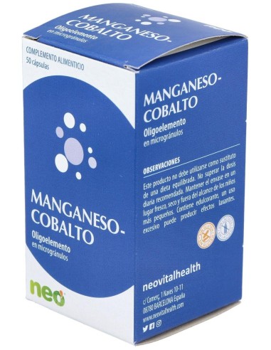 Manganeso-Cobalto Microgranulos Neo 50Cap. de Neo