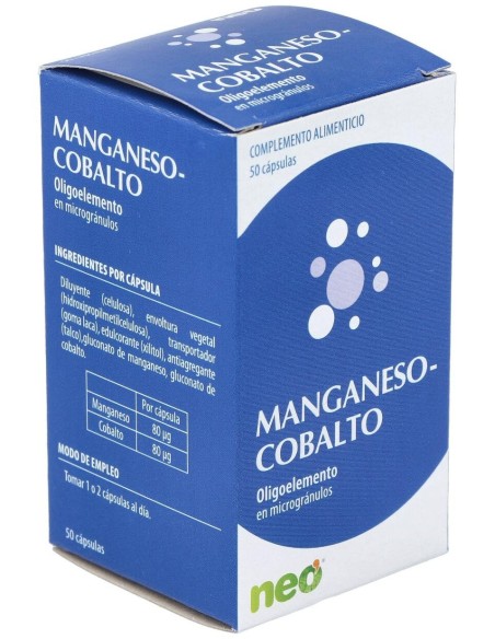 Manganeso-Cobalto Microgranulos Neo 50Cap. de Neo