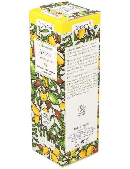 Aceite Argan Cosm Org 50Ml Drasanvi