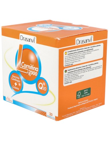 L-Carnitina 2000Mg. 20Viales de Drasanvi