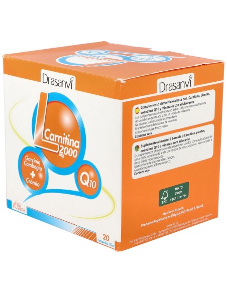 L-Carnitina 2000 Mg 20 Viales Drasanvi