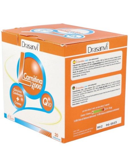 L-Carnitina 2000 Mg 20 Viales Drasanvi