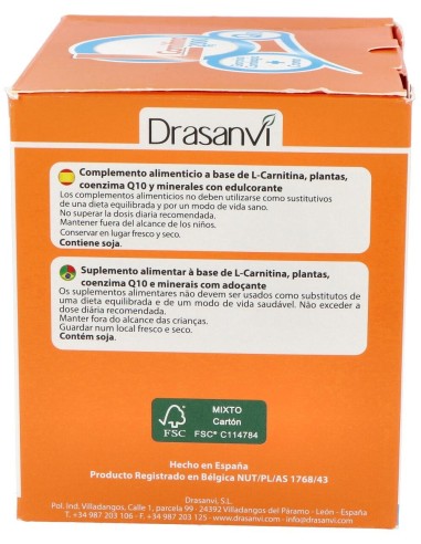 L-Carnitina 2000 Mg 20 Viales Drasanvi
