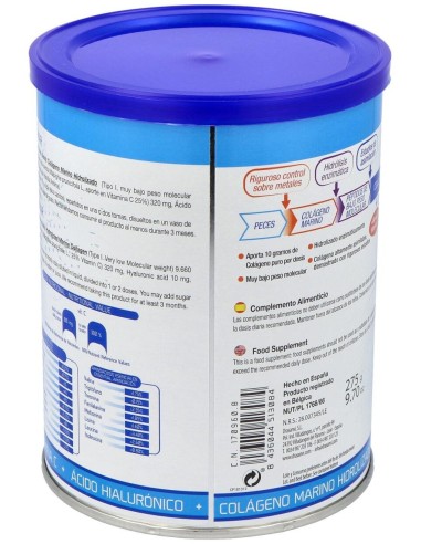 Collmar Colageno Marino Hidrolizado Vainilla 275Gr de Drasanvi