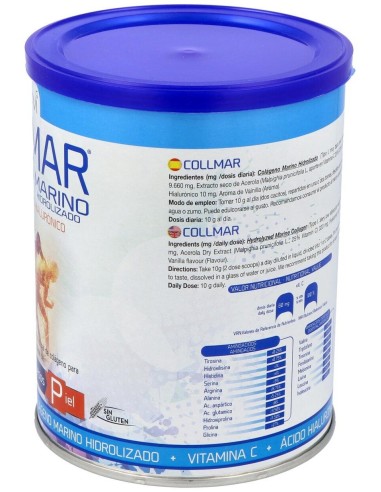 Collmar Colageno Marino Hidrolizado Vainilla 275Gr de Drasanvi