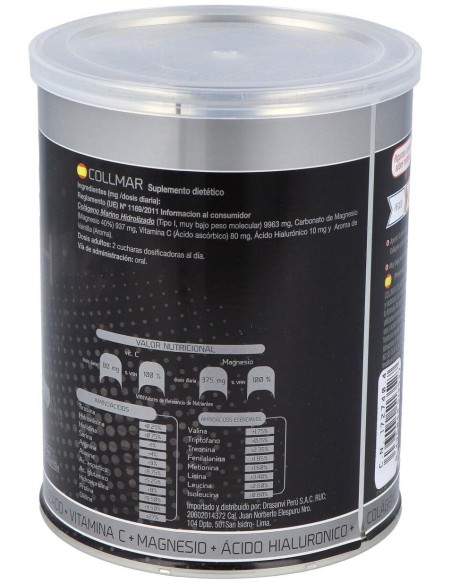 Collmar Colageno Marino Magnesio Vainilla 300Gr. de Drasanvi