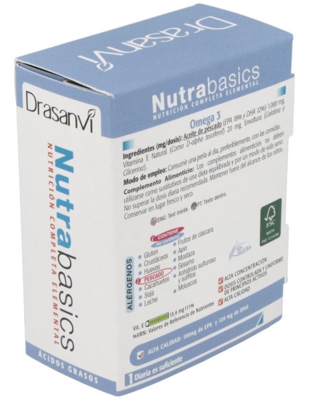 Nutrabasics Omega 3 48Perlas de Drasanvi