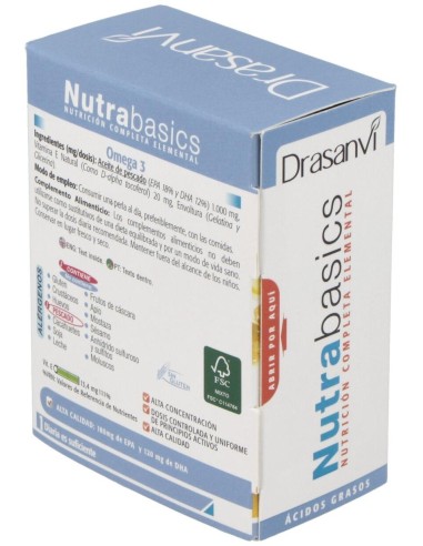 Nutrabasics Omega 3 48Perlas de Drasanvi