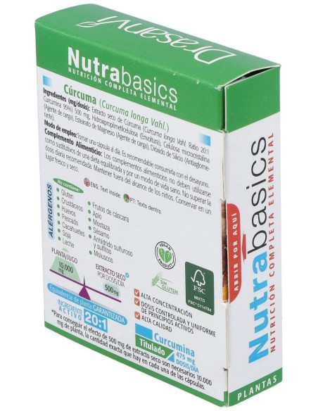 Nutrabasics Curcuma 24Cap. de Drasanvi