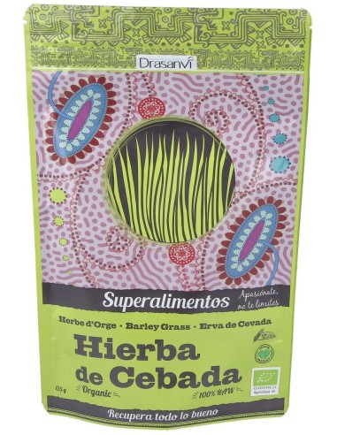 Hierba Cebada Bio 125 Gr Doypack Superalimentos Drasanvi