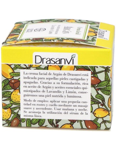 Crema Facial Argan 50Ml. Ecocert Bio de Drasanvi