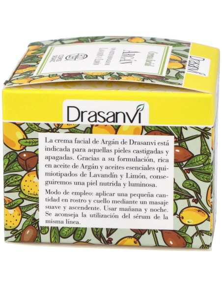 Crema Facial Argan 50Ml. Ecocert Bio de Drasanvi
