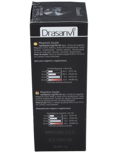 Mineral Citrato Magnesio Liquido 250Ml Drasanvi