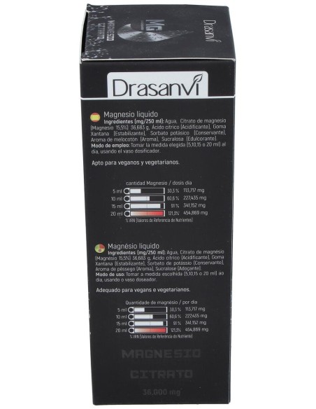 Mineral Citrato Magnesio Liquido 250Ml Drasanvi