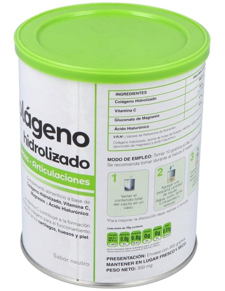 Colageno Hidrolizado 300Gr. de B.Green (Lab. Lebudit)