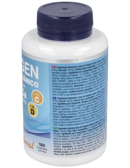 Colagen Marino+Sil. Organico 180 Comp. de Prisma Natural