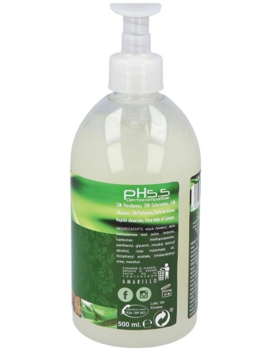 Gel Aloe Vera Con Rosa Mosqueta Y Mentol 500Ml. de Sanasur