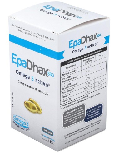 Epadhax 550Mg. 150Cap. de Epadhax