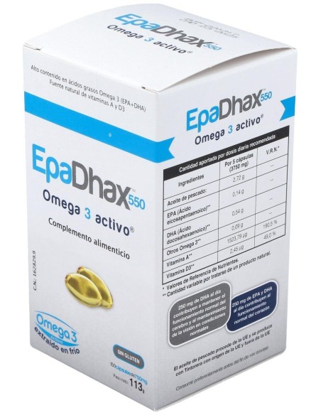 Epadhax 550Mg. 150Cap. de Epadhax