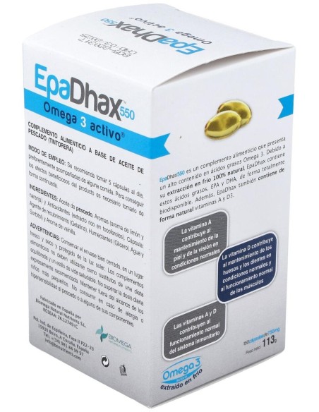 Epadhax 550Mg. 150Cap. de Epadhax