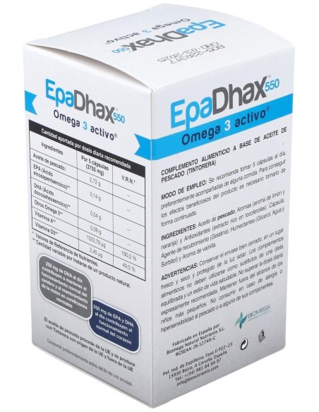 Epadhax 550Mg. 150Cap. de Epadhax