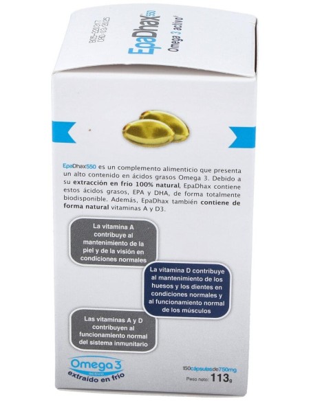 Epadhax 550Mg. 150Cap. de Epadhax