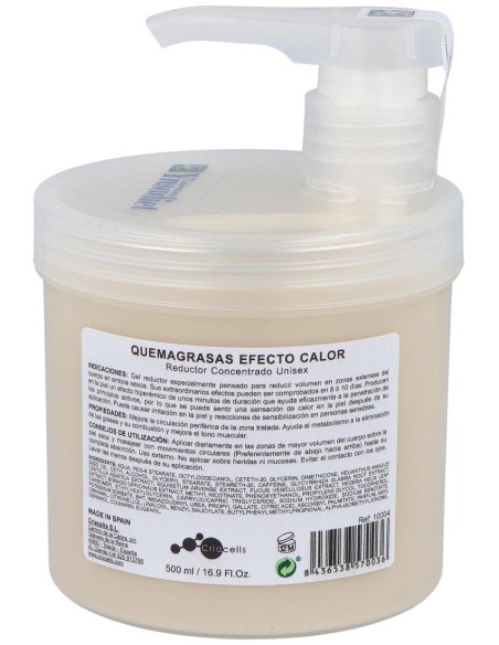 Quemagrasas Efecto Calor 500 Ml de Ynsadiet