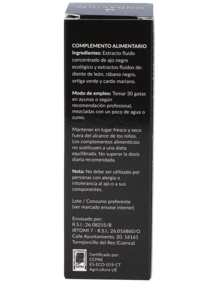Depur Extracto Ajo Negro Eco 30Ml. Ondalium de Ondalium