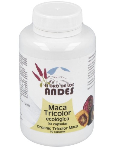 Maca Tricolor 700Mg. 90Cap. Eco de El Oro De Los Andes