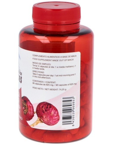 Maca Roja 700Mg. 90Cap. Eco de El Oro De Los Andes