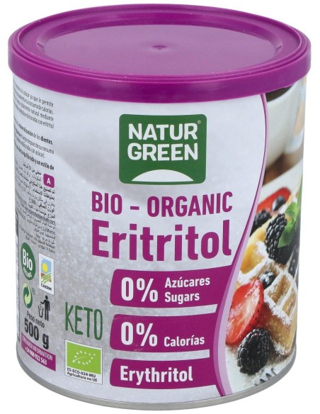 Eritritol Endulzante 500Gr. Bio de Naturgreen