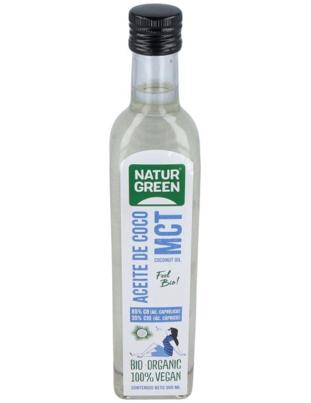 Aceite de Coco Mct Bio 500 Ml de Naturgreen