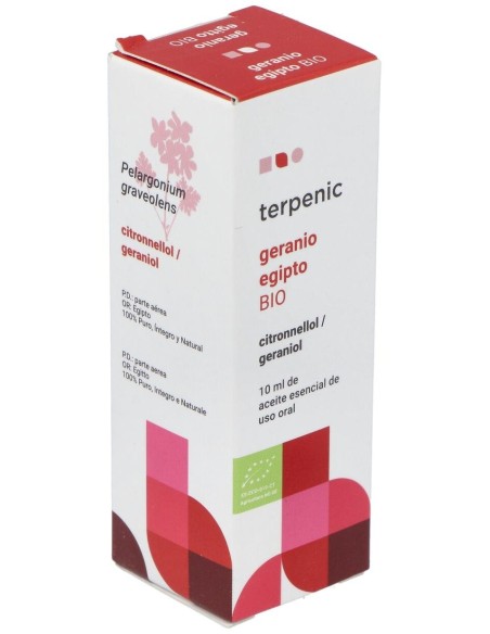 Geranio Aceite Esencial Alimentario Bio 10Ml. de Terpenic