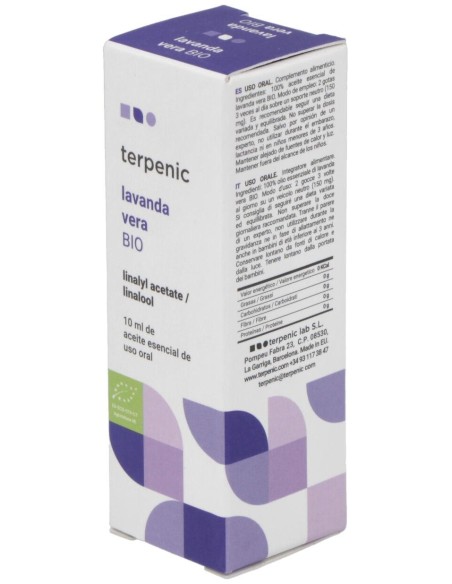 Lavanda Aceite Esencial Alimentario Bio 10Ml. de Terpenic
