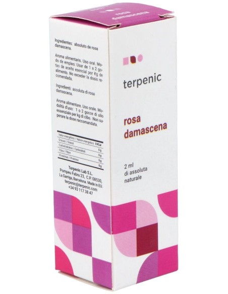 Rosa Damascena Absoluto Aceite Esencial 2Ml. de Terpenic