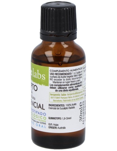 Eucalipto Radiata Aceite Esencial Bio 30Ml. de Terpenic