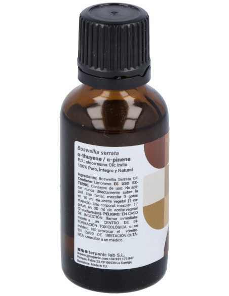 Incienso Ayurveda Aceite Esencial Bio 30Ml. de Terpenic