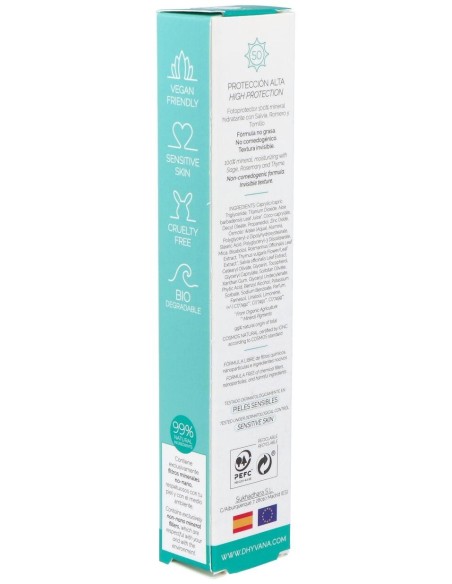 Solar Spf50 Sun Con Acido Hialuronico 50Ml. Eco de Dhyvana