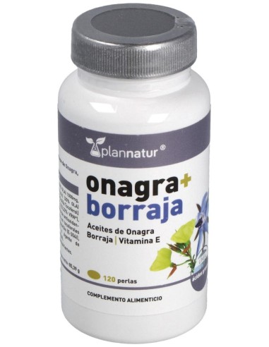 Onagra + Borraja + Vit. E 500Mg. 120Perlas de Plannatur