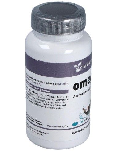 Omega 3+6 Borraja + Salmon 500Mg. 120Perlas de Plannatur