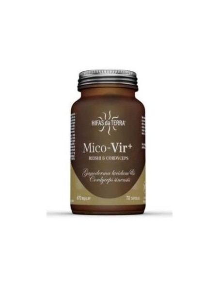 Mico Vir-Reishi y Cordyceps 70 capsulas Hifas da terra