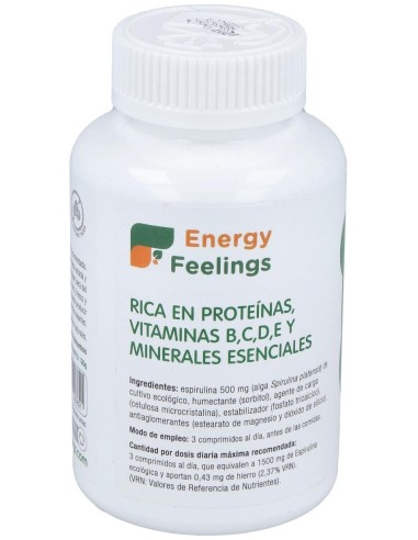 Energia Espirulina 120Comp. de Energy Feelings