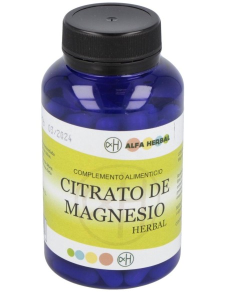 Citrato De Magnesio 90Cap. de Alfa Herbal
