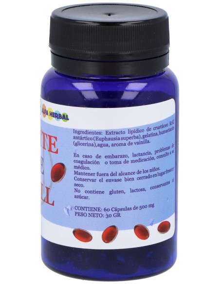 Aceite De Krill 60Perlas de Alfa Herbal