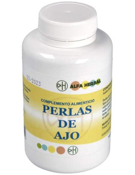 Perlas De Aceite De Ajo 180Perlas de Alfa Herbal