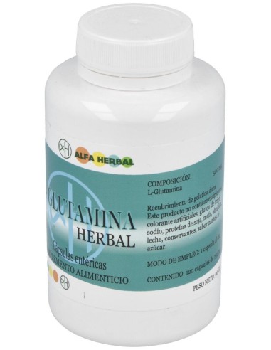 L-Glutamina Herbal 120Cap. de Alfa Herbal