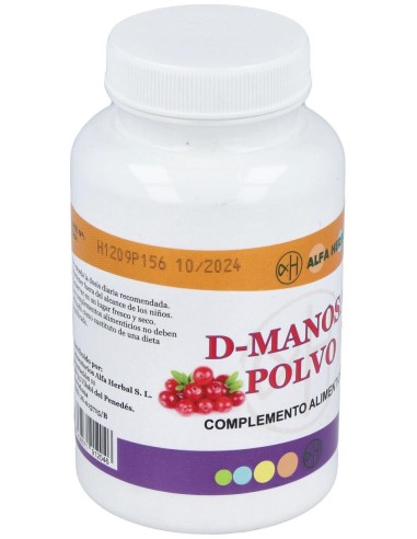 D-Manosa 125Gr. Vegan de Alfa Herbal